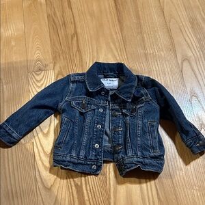 Old Navy Dark Blue Kids Jean Jacket 12-18m